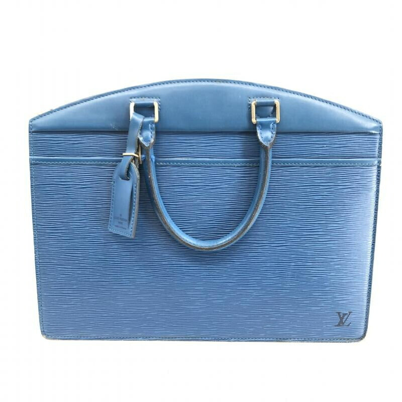 LOUIS VUITTON Riviera R-D Ladies Bag Blue Leather