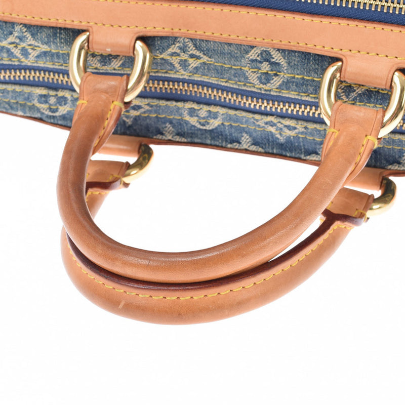 LOUIS VUITTON Monogram Neo Speedy Blue M95019 Unisex Handbag
