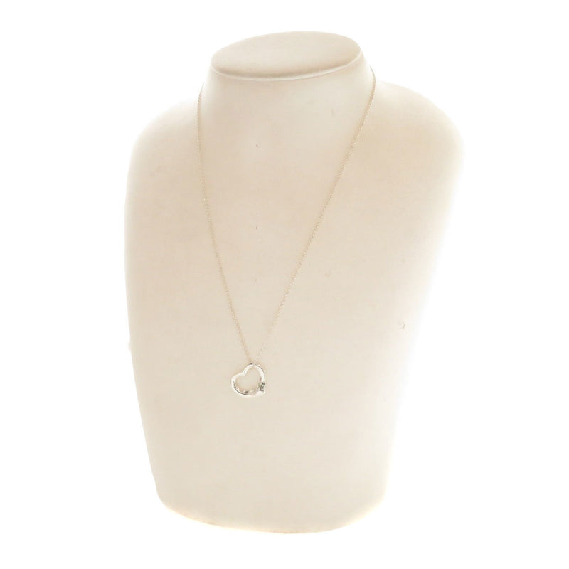 Tiffany Open Heart Necklace Silver Ladies