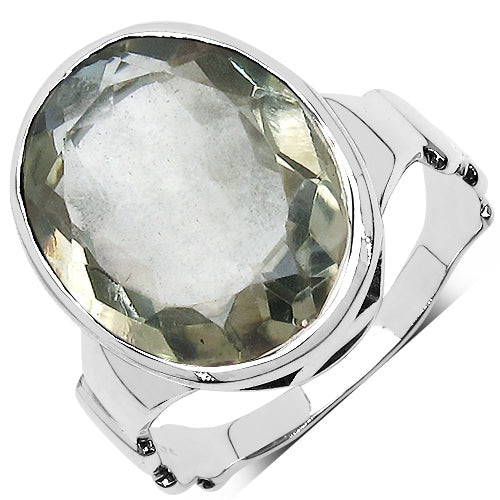 27.00 Carat Genuine Amethyst .925 Sterling Silver Ring, Pendant and Earrings Set