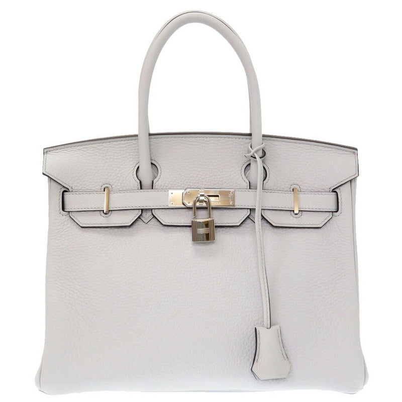 Hermes Birkin 30 Taurillon Clemence Blue Pale C Engraved (2)