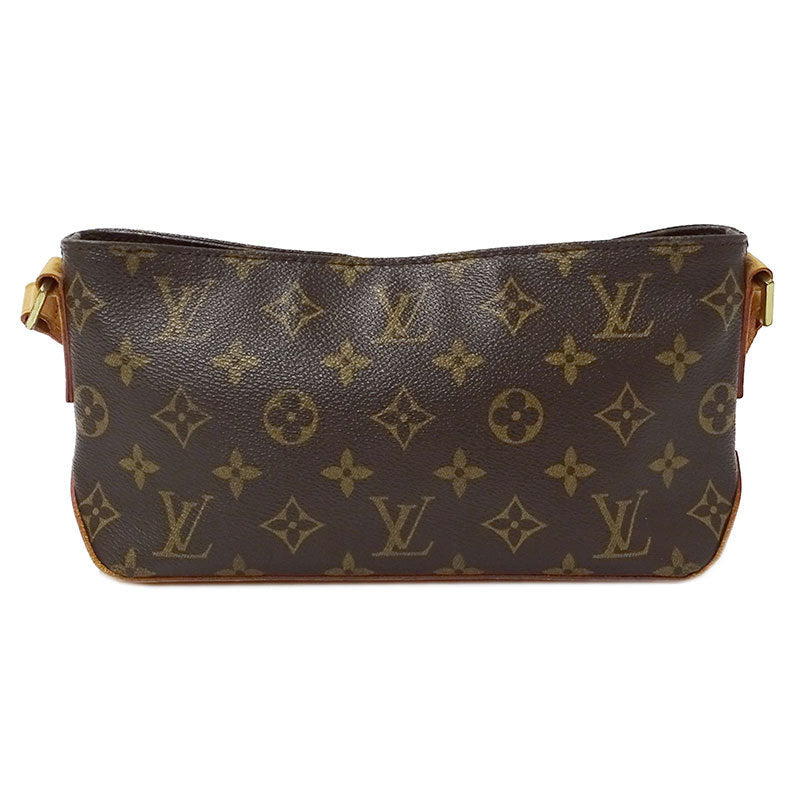 Louis Vuitton LOUIS VUITTON Bag Monogram Womens Shoulder Pochette Mini Trotor M51240 Brown