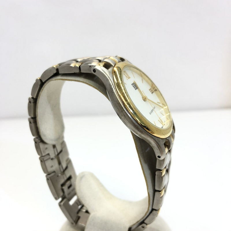 GIVENCHY Givenchy Watch Analog Quartz HA.111.XVIII Silver Gold Combination Dial White Mens Womens
