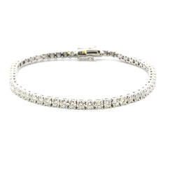 5.00ct Moissanite Tennis Bracelet 10KT White Gold