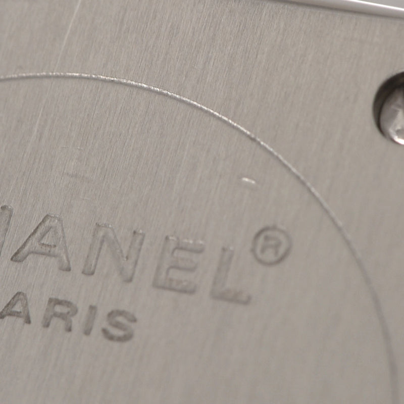 CHANEL J12 33mm 12P diamond H1628 mens white ceramic / SS watch quartz dial