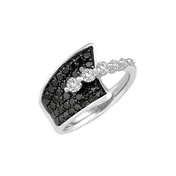 Women Designer Fine Ring 1.65Ct Pave Diamond 18K White Gold Wedding Jewelry GIFT