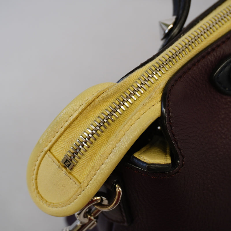 Auth Fendi 2way Bag By The Way Medium Womens Leather HandbagShoulder Bag Brown