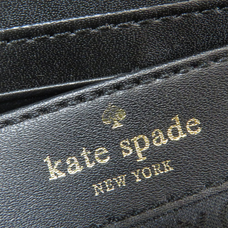 Kate spade hardware long wallet bi-fold leather ladies