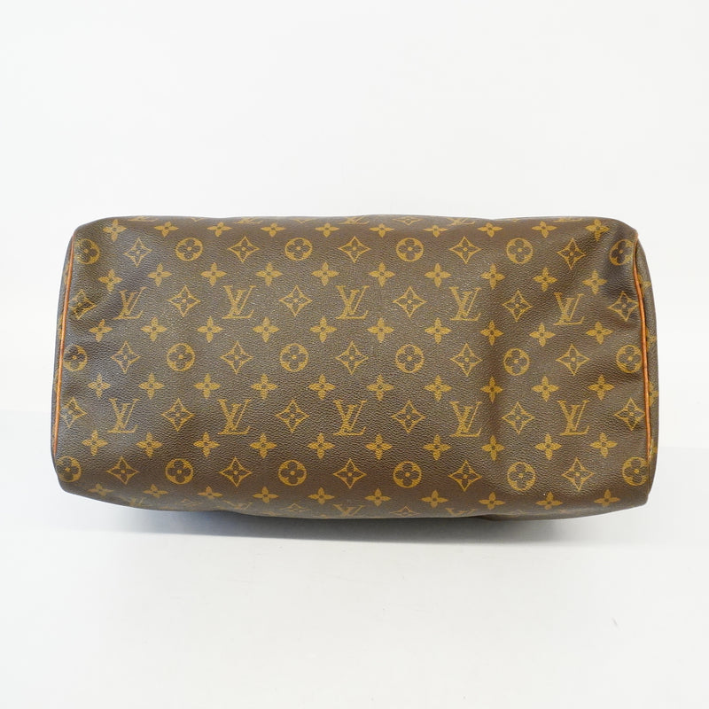 Auth Louis Vuitton Monogram Speedy 40 M41522 Womens Boston BagHandbag