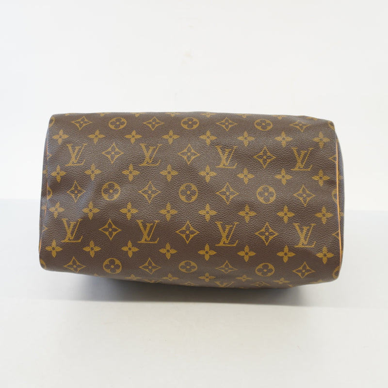Auth Louis Vuitton Monogram Speedy 30 M41108 Womens Handbag