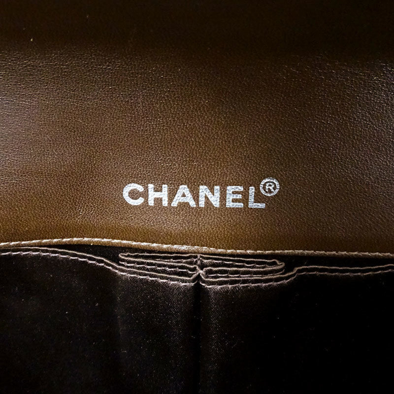 Chanel CHANEL Bag New Travel Chocolate Bar Ladies Shoulder Nylon Brown Khaki Green