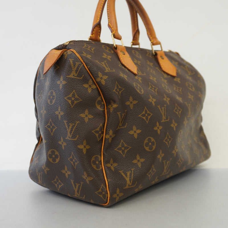 Auth Louis Vuitton Handbag Monogram Speedy 30 M41526