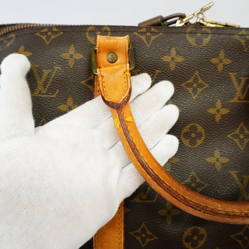 AuthLouis Vuitton Monogram Keepol 50 M41426 MenWomenUnisex Boston BagHandbag