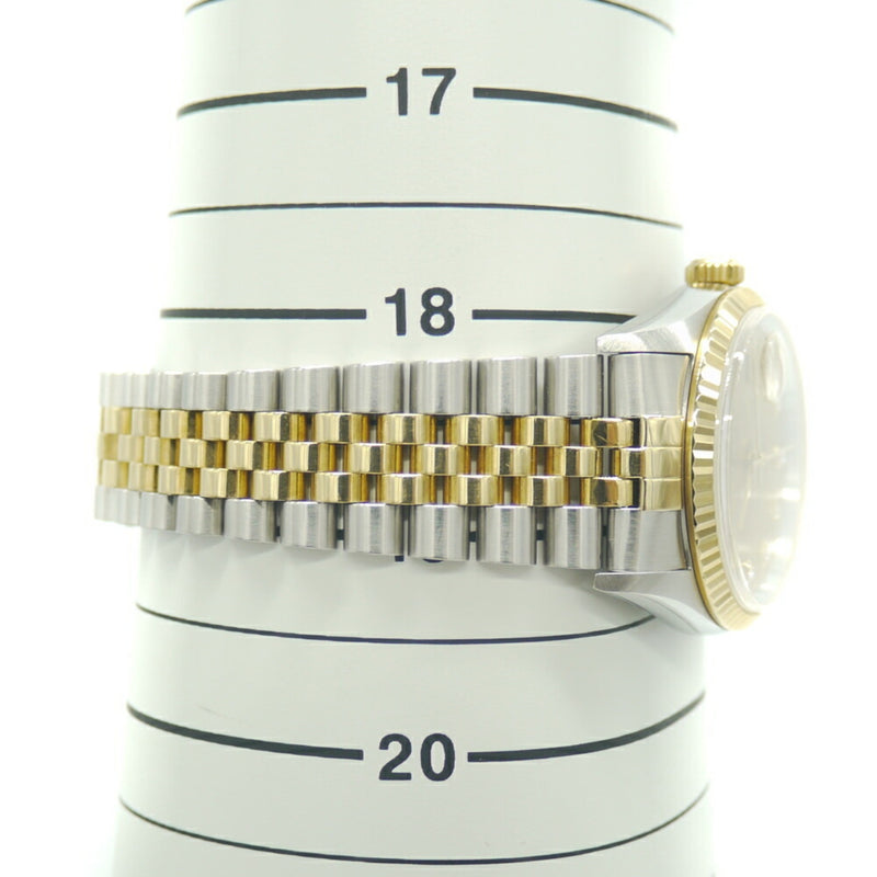 ROLEX Rolex Datejust 10P diamond 16233G T number SS / YG self-winding gold dial watch