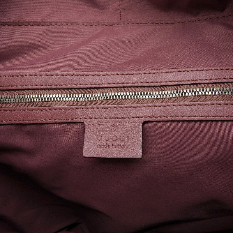 Gucci PVCCanvas Backpack BrownPink