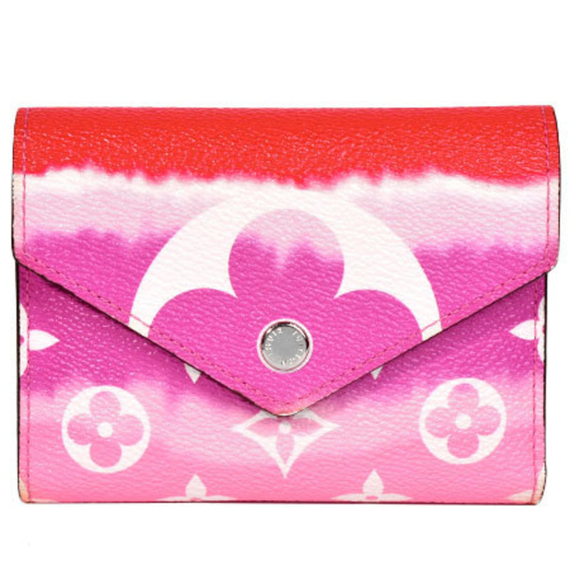 Louis Vuitton LOUIS VUITTON LV Escal Portofeuil Victorine Rouge Tri-fold wallet with coins M68842