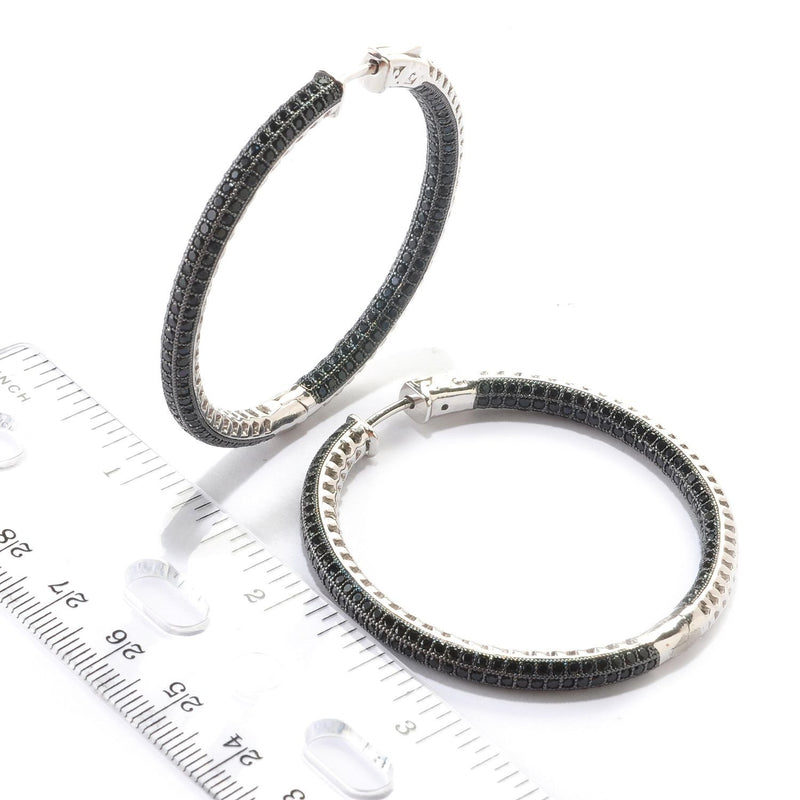 Brand New Black Spinel Earring