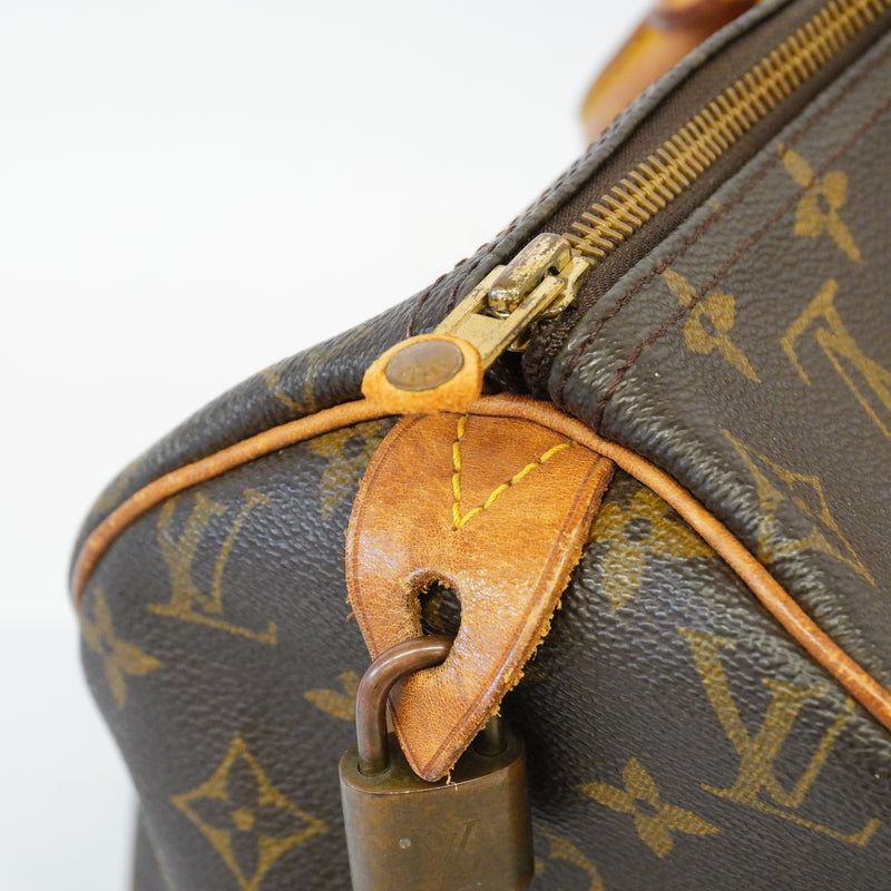 Auth Louis Vuitton Monogram Speedy 40 M41522 Womens Boston BagHandbag