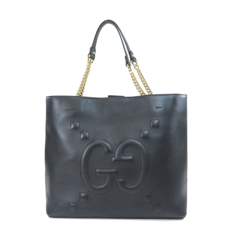 Gucci 453561 Chain Bag Tote Calf Ladies GUCCI