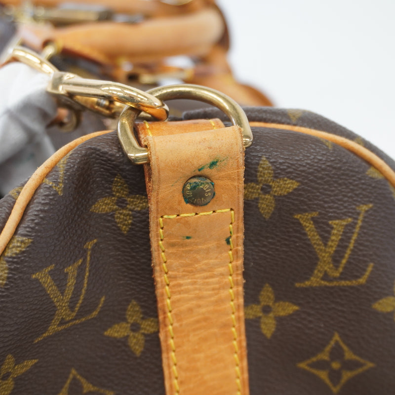 Auth Louis Vuitton Monogram Keepol Band Lier 45 M41418 Unisex Boston Bag