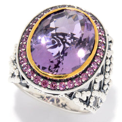 Brand New Pink Amethyst Ring