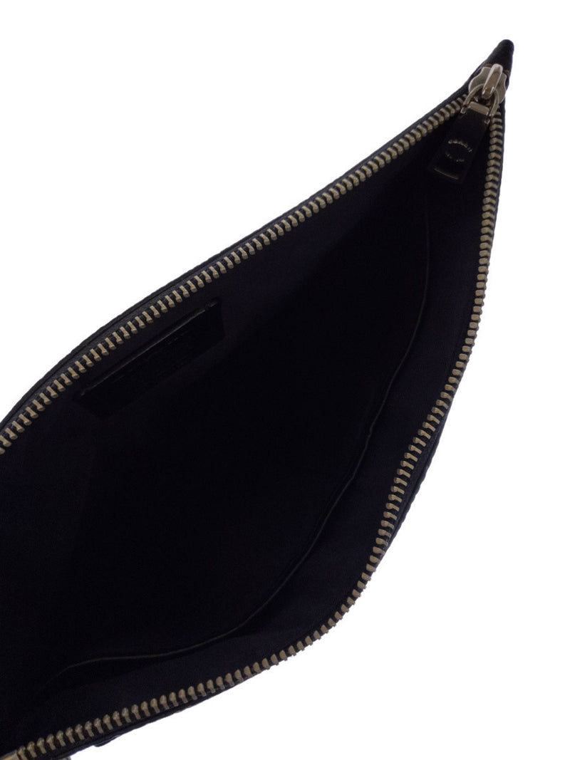 COACH Coach Leather Studs Second Bag Clutch Black