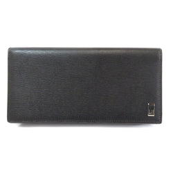 Dunhill logo hardware long wallet leather mens