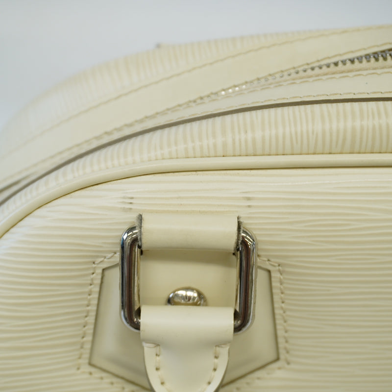 Auth Louis Vuitton Handbag Epi Bowling Montaigne PM M5932J Evoire