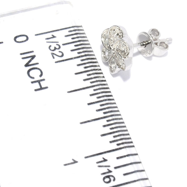 Brand New White Natural Zircon Earring