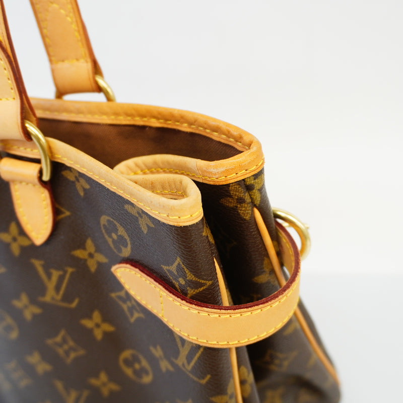 Auth Louis Vuitton Monogram Batignolles Oriental M51154 Womens HandbagTote Bag