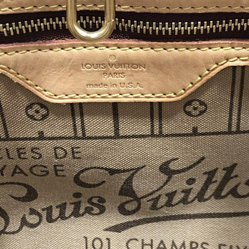 LOUIS VUITTON Monogram Neverfull MM Tote Bag USA Made M40156