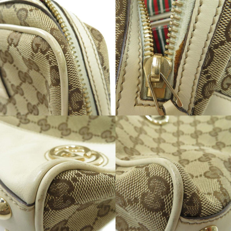 Gucci 169971 GG Tote Bag Canvas / Leather Women's GUCCI