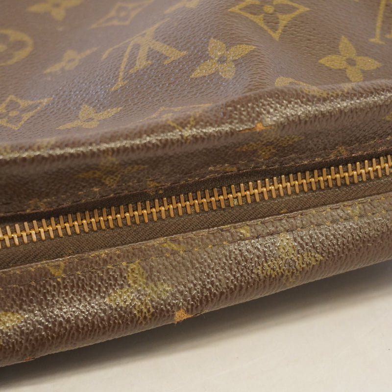 Auth Louis Vuitton Monogram Trousse Toilette 28 M47522 Womens Pouch