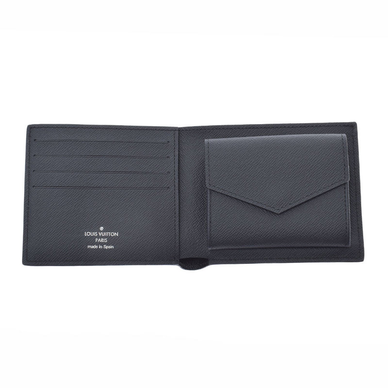 LOUIS VUITTON Epi Portofeuil Marco NM Black M62289 Mens Leather Bi-Fold Wallet Shindo