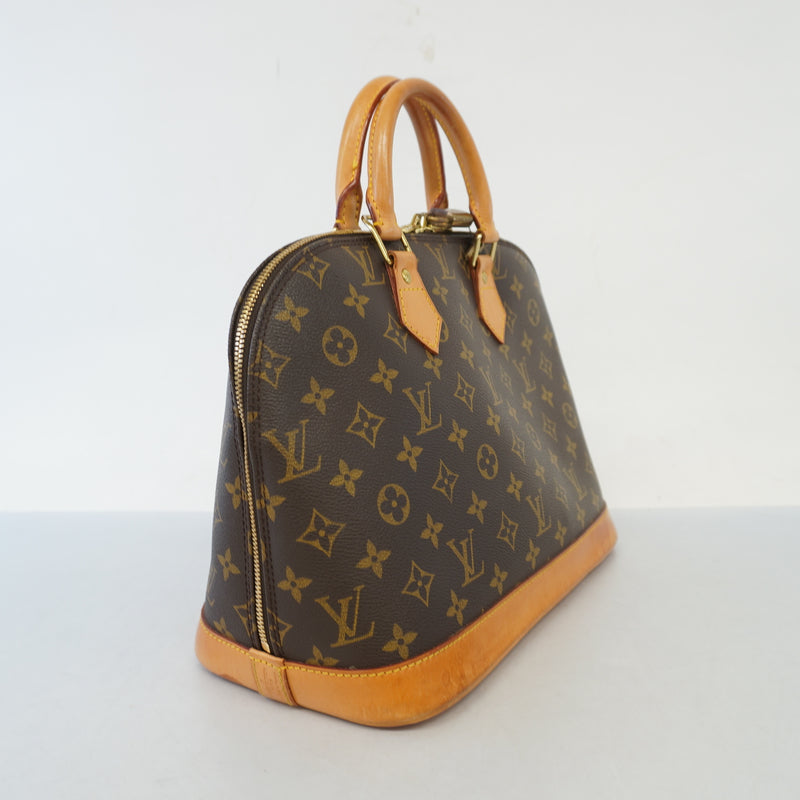 Auth Louis Vuitton Handbag Monogram Alma M51130