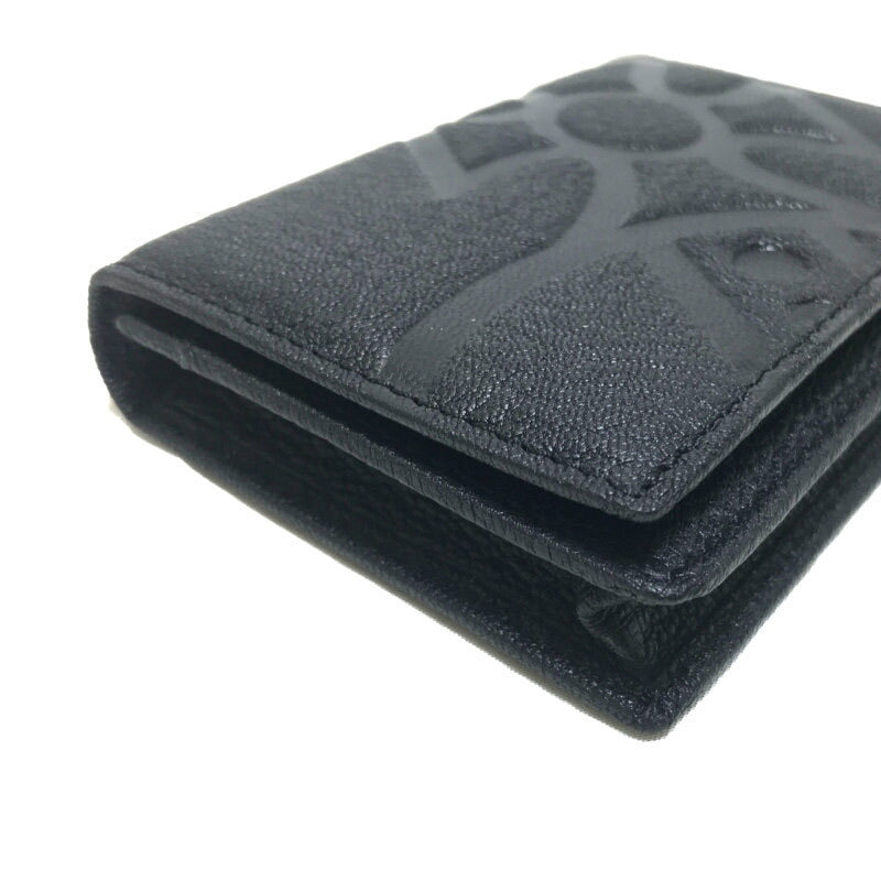 Vivienne Westwood Business Card Holder Case Orb Black Leather Mens Womens