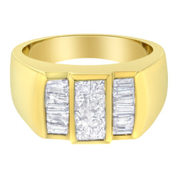 14KT Yellow Gold Diamond Ring (1 5/8 cttw, H-I Color, I1-I2 Clarity)
