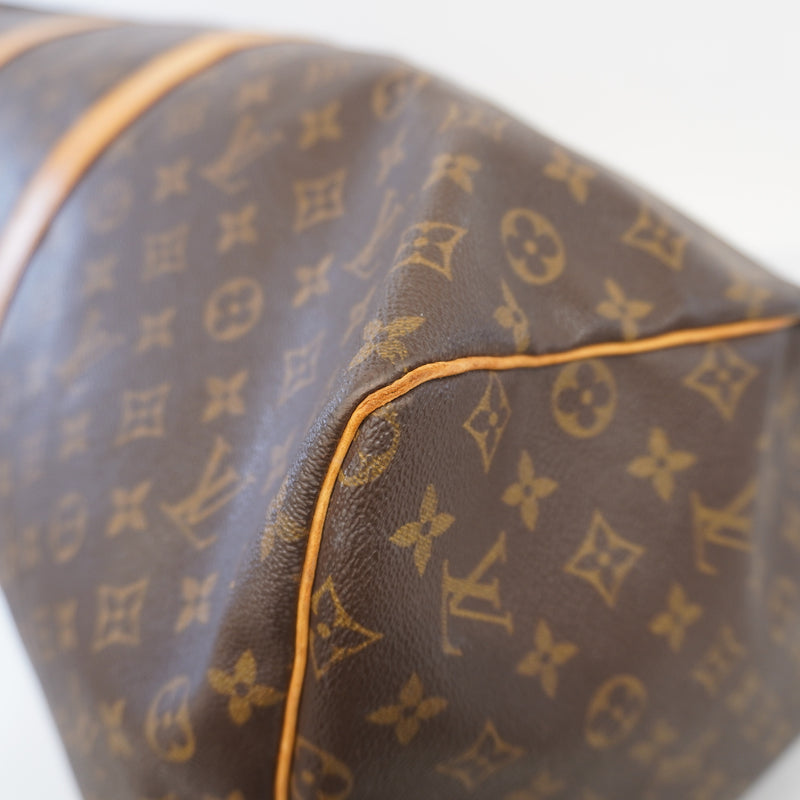 Auth Louis Vuitton Monogram Keepol 60 M41422 MenWomenUnisex Boston Bag