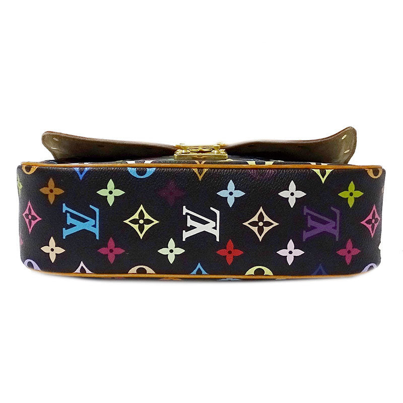 Louis Vuitton M92639 Womens Shoulder Bag BlackMonogramMulti-colorNoir