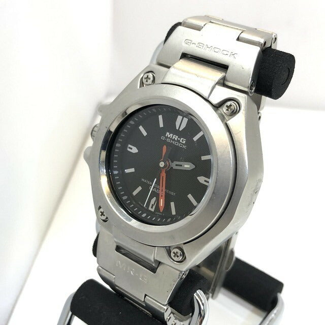 G-SHOCK CASIO Casio watch MRG-120 MR-G silver black analog quartz mens