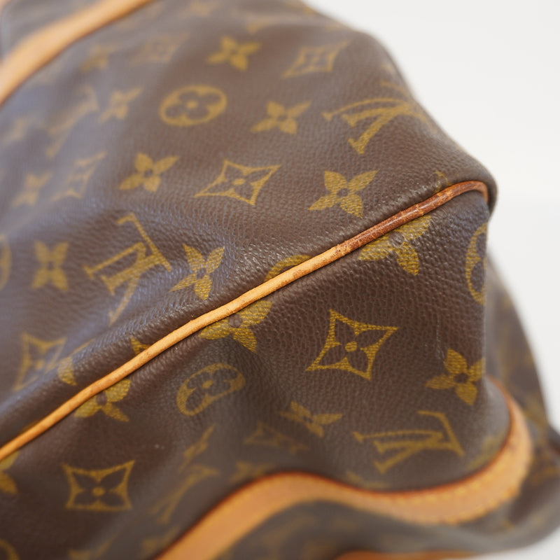 Auth Louis Vuitton Monogram Keepol Band Lier 45 M41418 Unisex Boston Bag