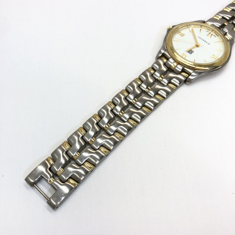 GIVENCHY Givenchy Watch Analog Quartz HA.111.XVIII Silver Gold Combination Dial White Mens Womens