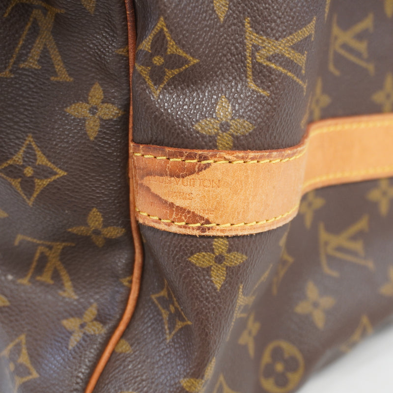 Auth Louis Vuitton Monogram Keepol Band Lier 45 M41418 Unisex Boston Bag