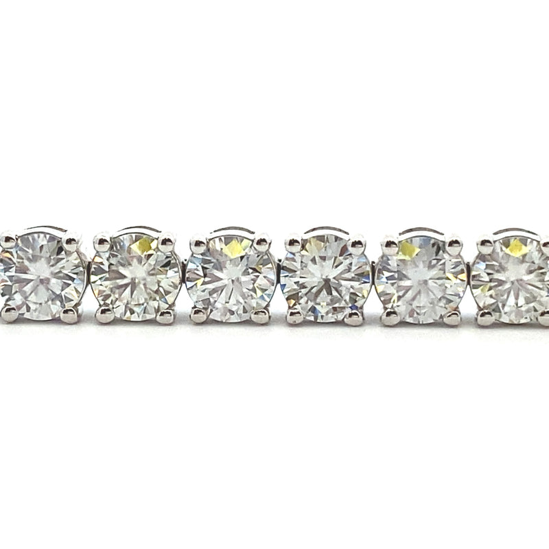 14.00ct Moissanite Tennis Bracelet 10KT White Gold