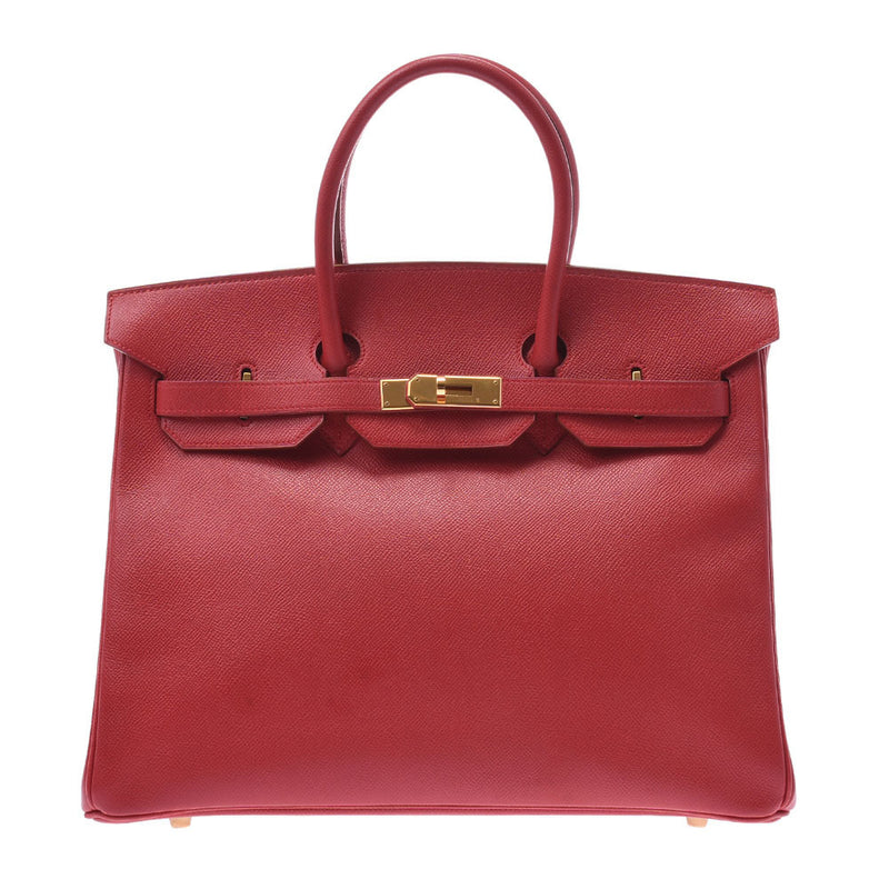 Hermes Birkin 35 Rouge Vif Unisex Kushbel handbag