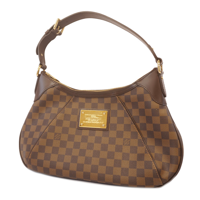 Auth Louis Vuitton Damier Thames GM N48181 Womens Shoulder Bag