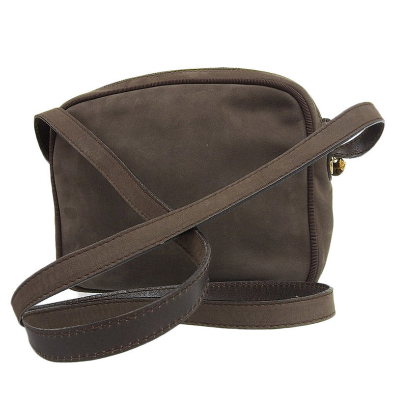 Salvatore Ferragamo Leather Shoulder Bag Brown