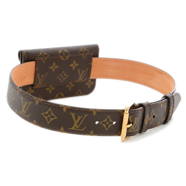 Louis Vuitton Monogram Pochette Belt & Pouch Waist Bag M6933