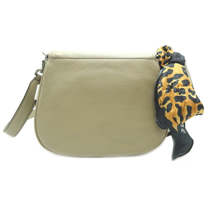 Marc Jacobs Empire Scarf Shoulder Women's Bag M0016720 Cowhide Gray Beige