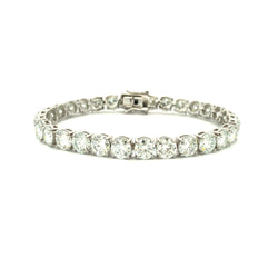 24.00ct Moissanite Tennis Bracelet Sterling Silver